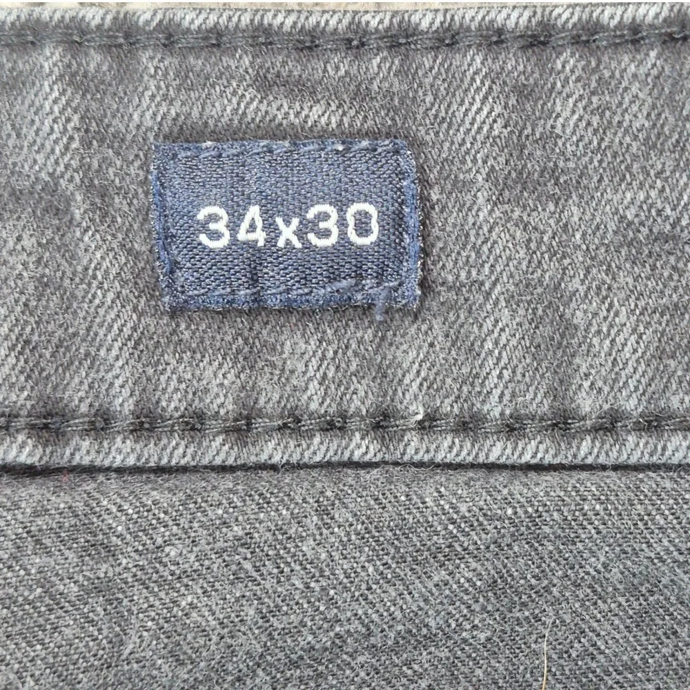 BKE Jake Bootcut Jeans Mens 34x30 Black Washed Stretch Denim